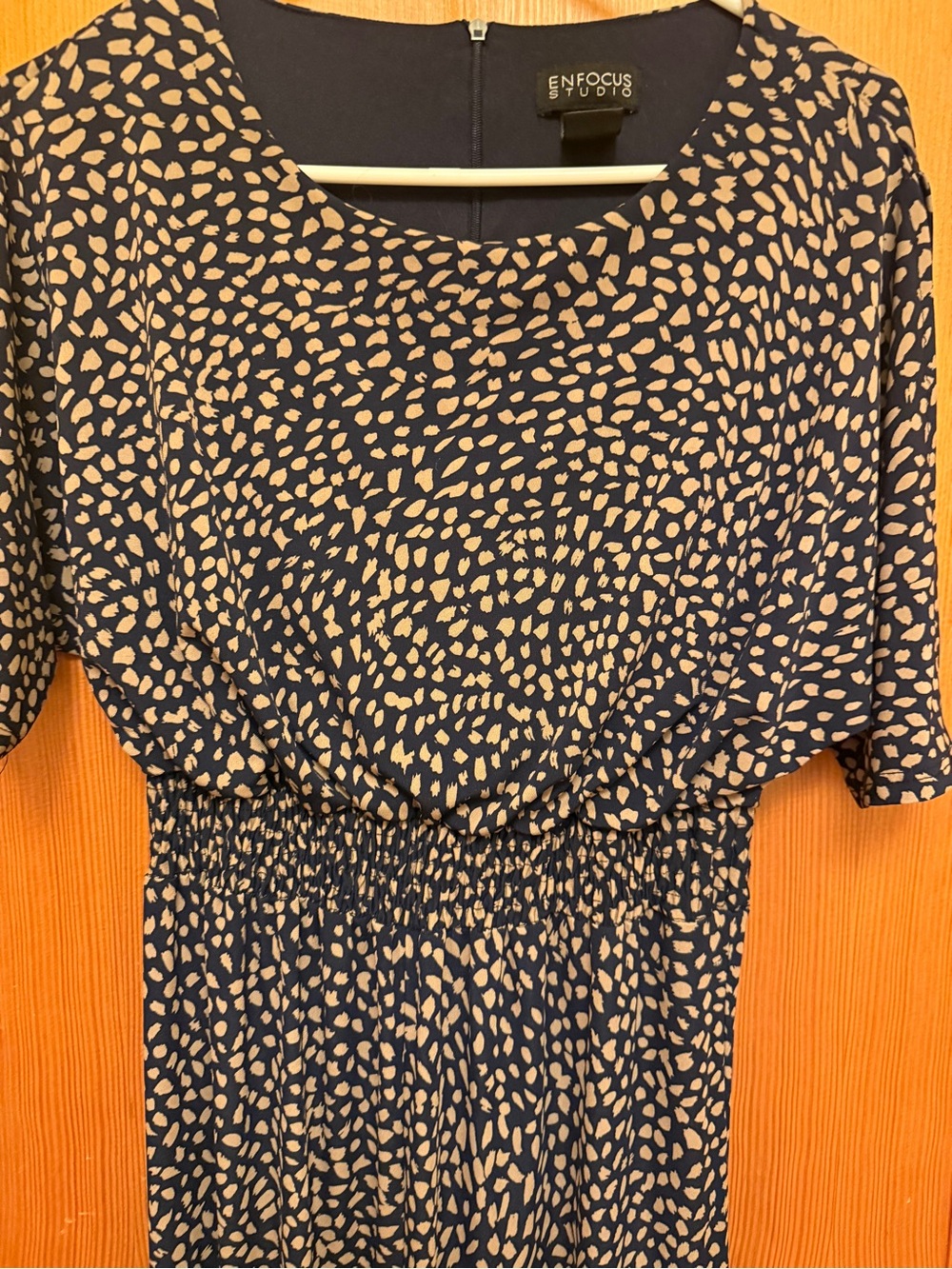 En Focus Studio Black and Cream Printed Maxi Dress - Picture 2 of 8